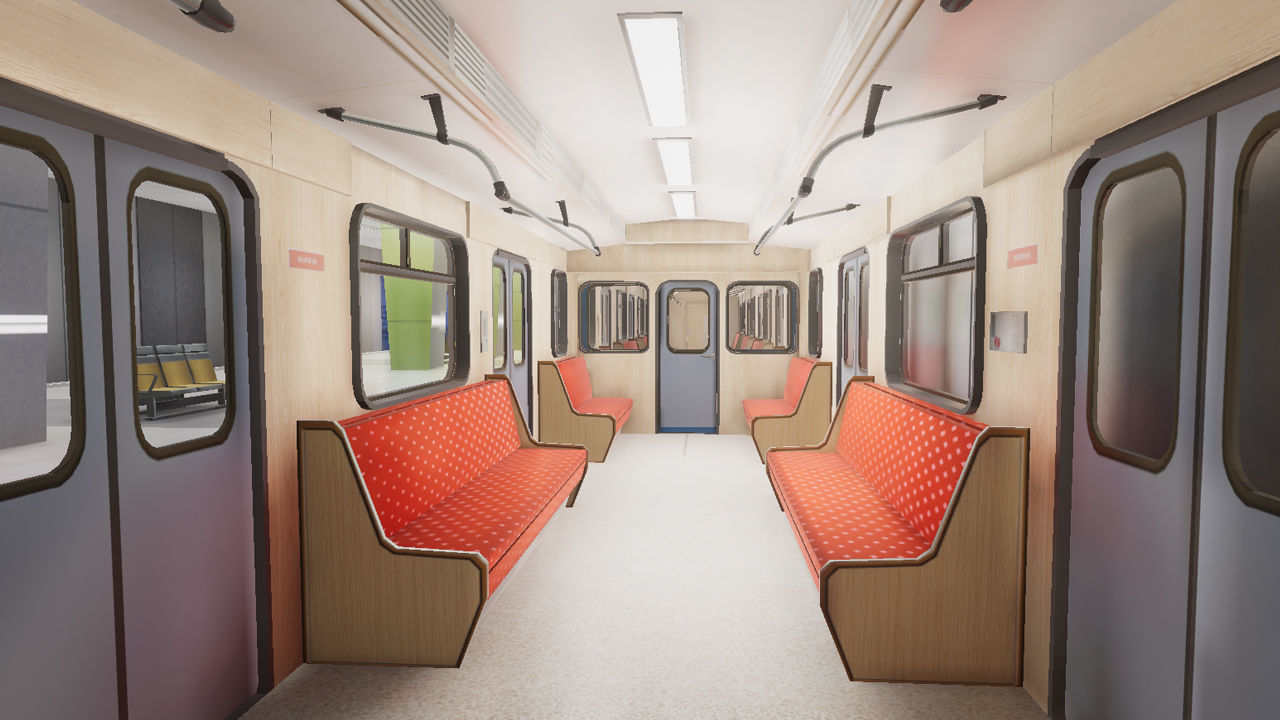 Subway Station 03 Low-poly 3D model_10