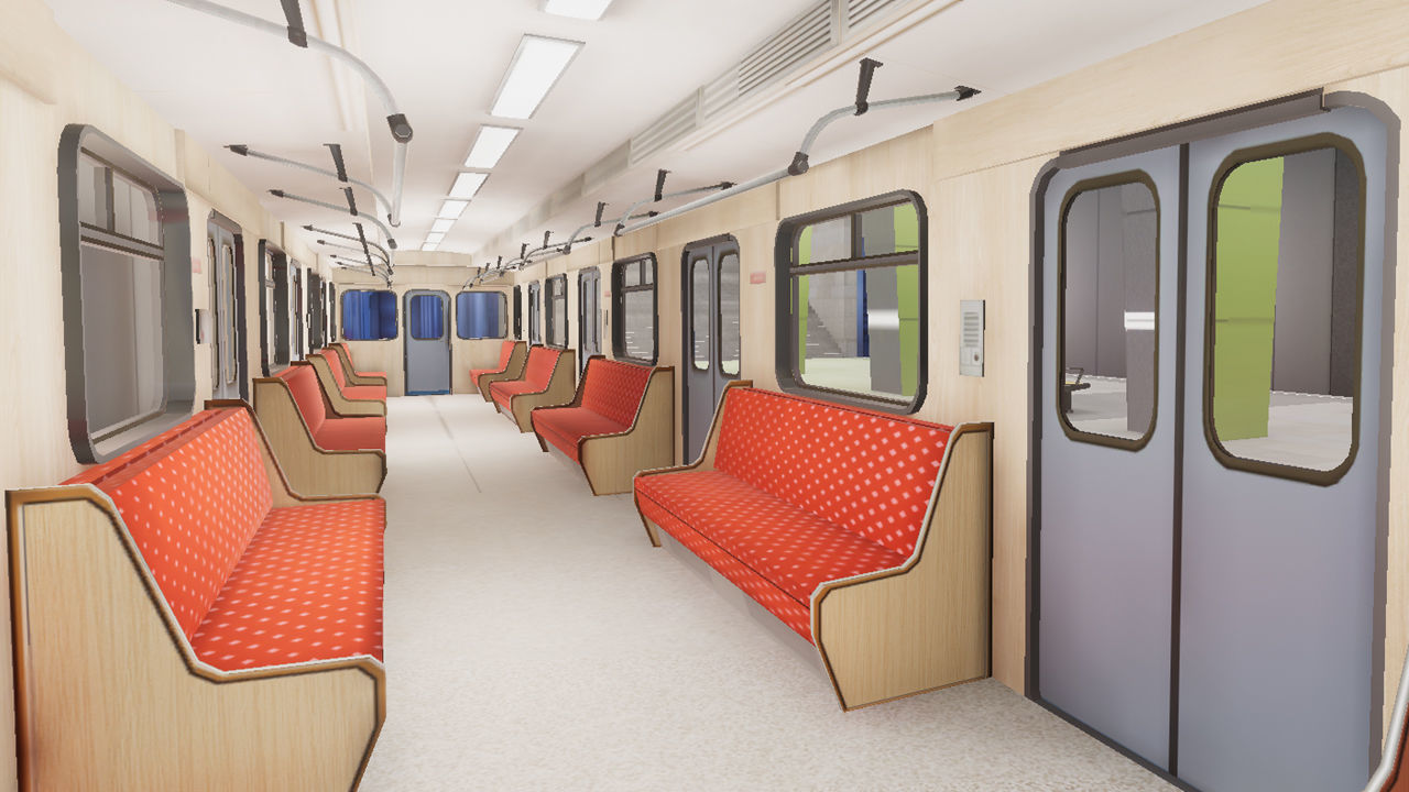 Subway Station 03 Low-poly 3D model_11