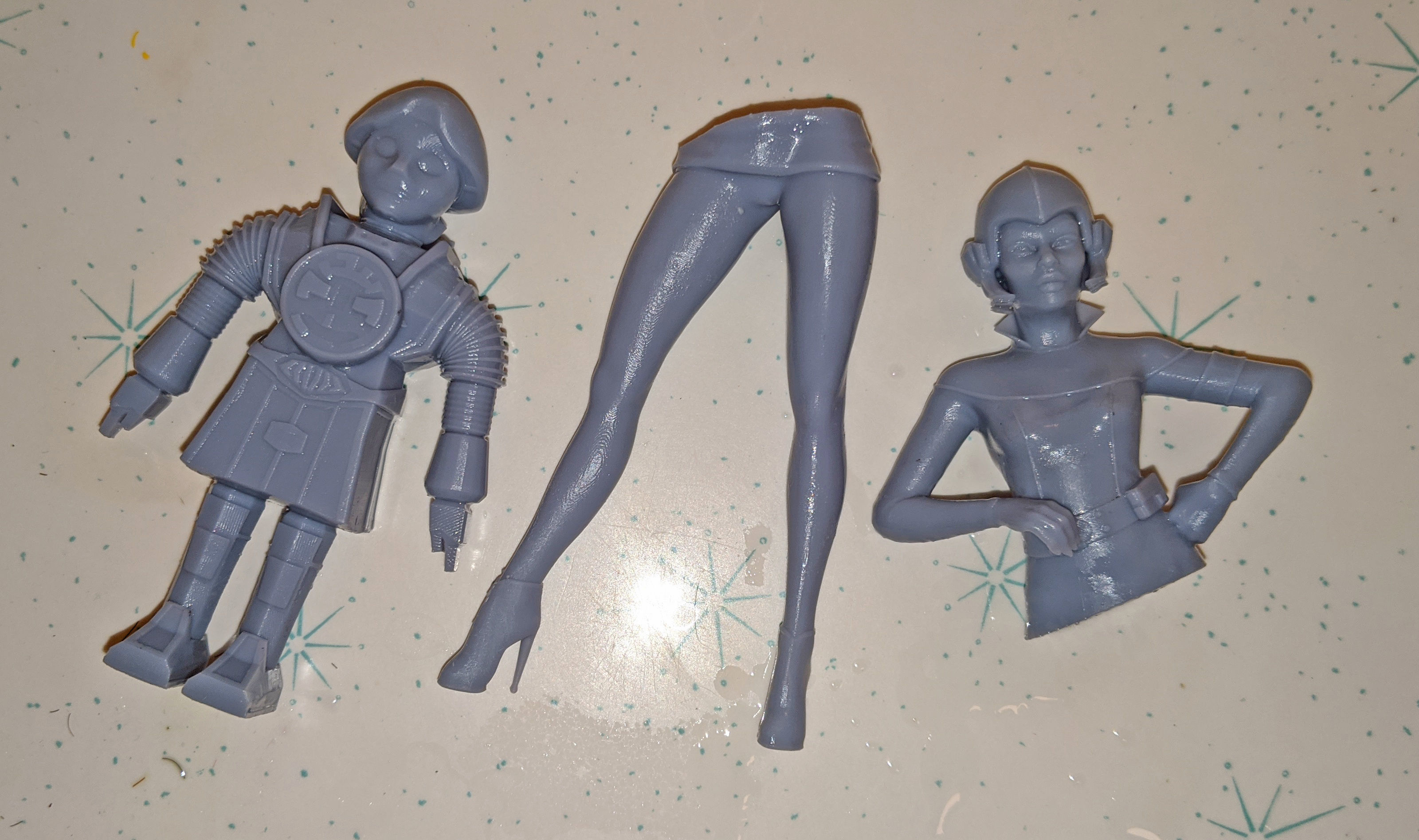 Wilma and Twiki from Buck Rogers in the 25th Century 3D print model_12
