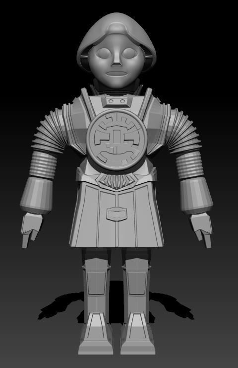 Wilma and Twiki from Buck Rogers in the 25th Century 3D print model_10