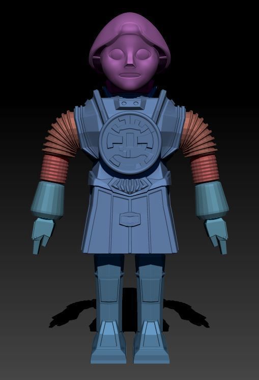 Wilma and Twiki from Buck Rogers in the 25th Century 3D print model_1