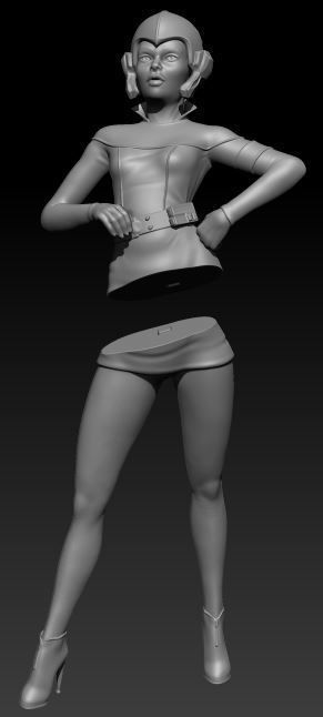 Wilma and Twiki from Buck Rogers in the 25th Century 3D print model_8