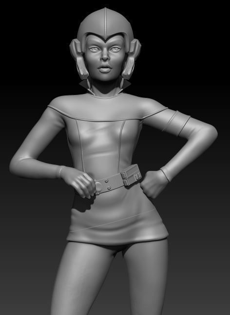 Wilma and Twiki from Buck Rogers in the 25th Century 3D print model_7