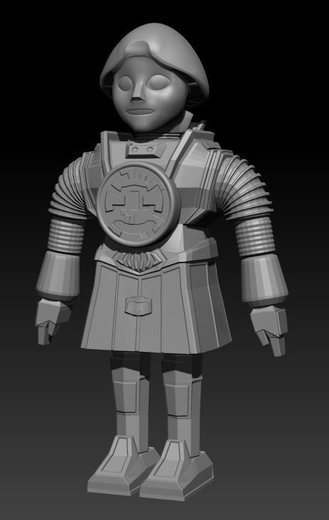 Wilma and Twiki from Buck Rogers in the 25th Century 3D print model_9