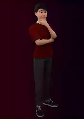 The boy Cartoon Character Style Disney 