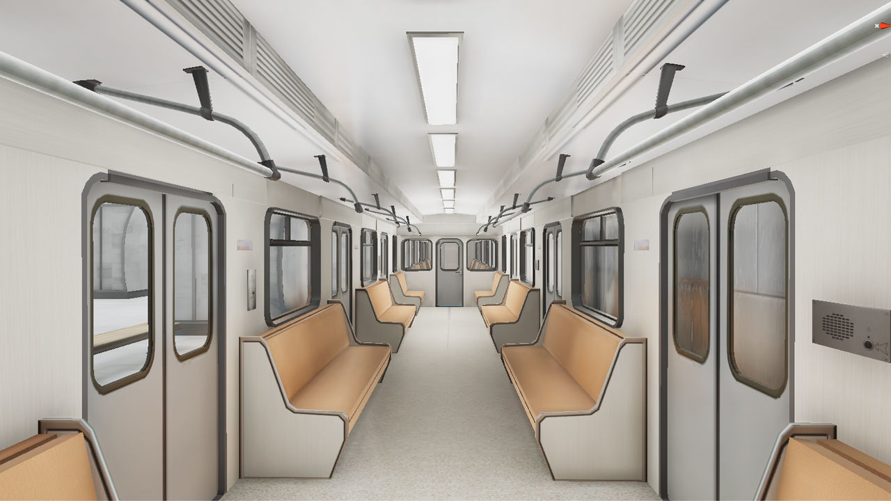 Subway Station - 3 Scenes Low-poly 3D model_21