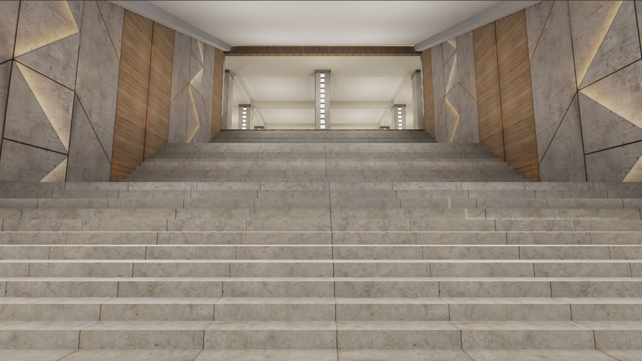 Subway Station - 3 Scenes Low-poly 3D model_8