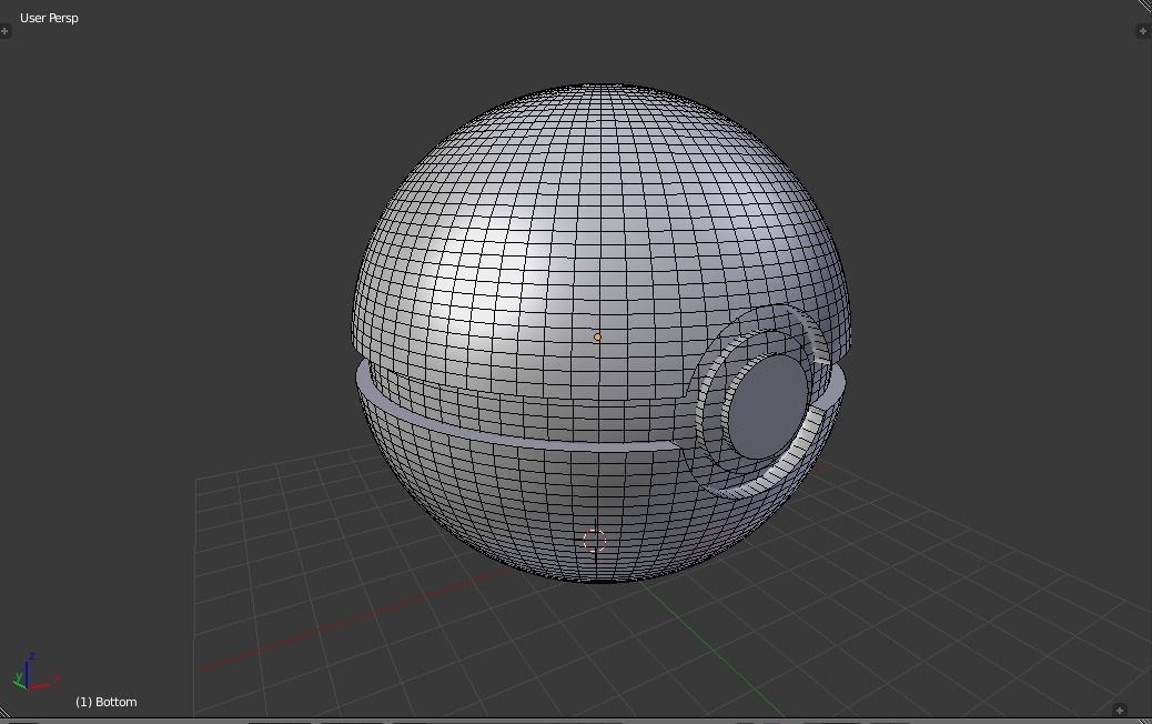 Pokeball pokemon ball Free 3D model_3
