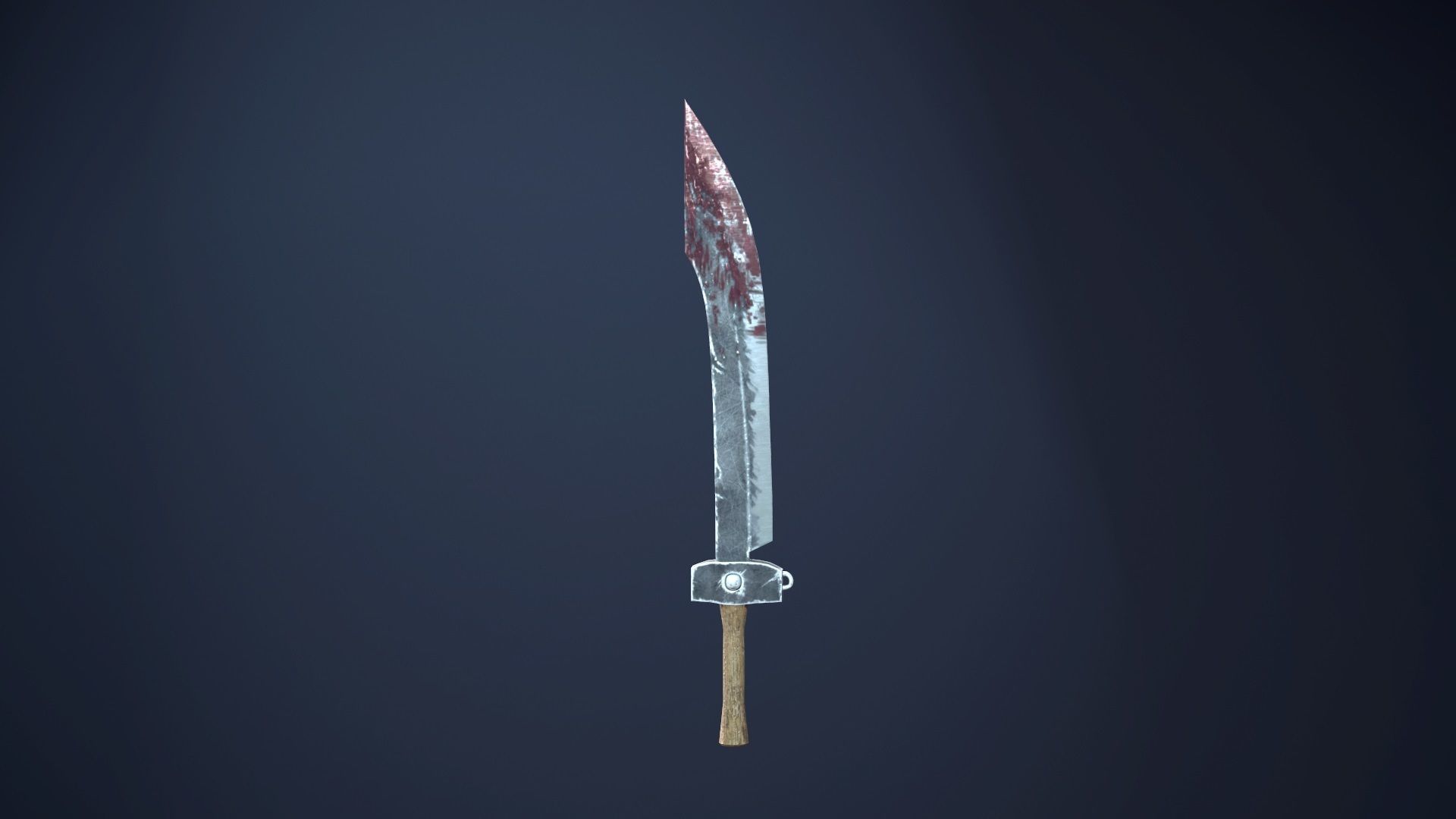 Chinese Saber Low-poly 3D model_16