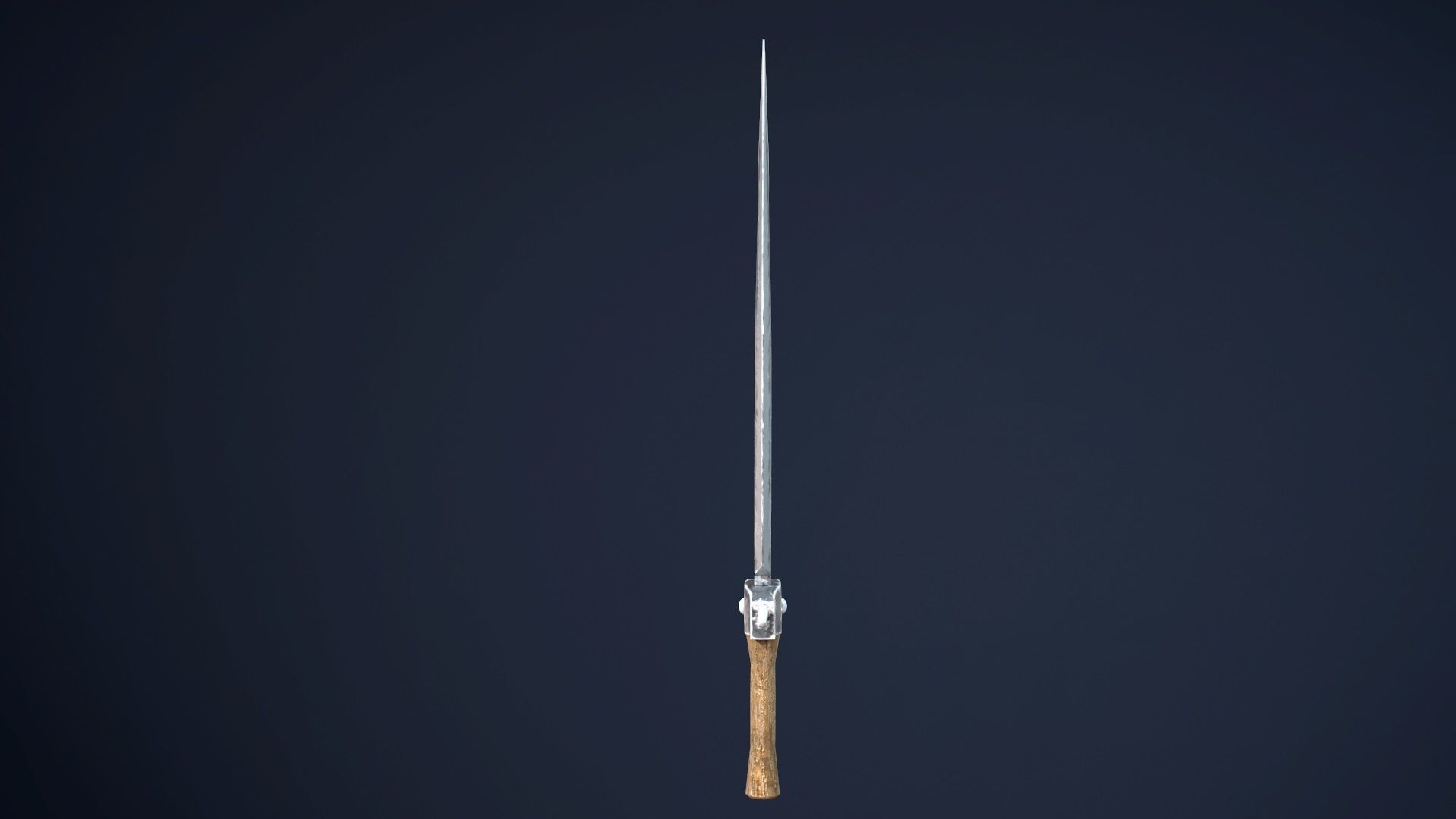 Chinese Saber Low-poly 3D model_5