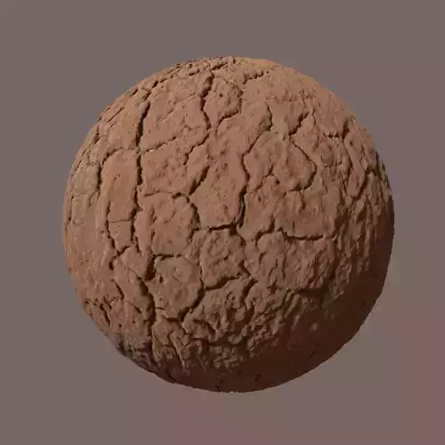 Cracked sand texture