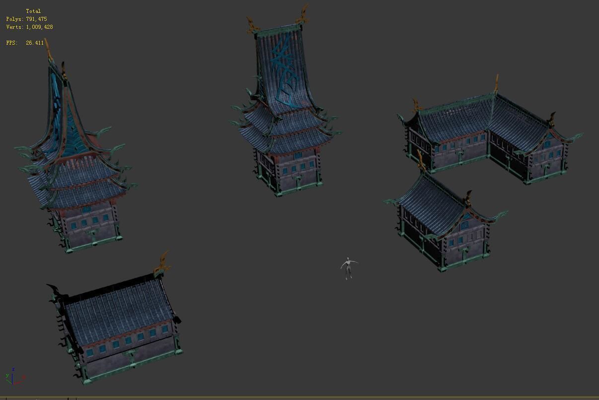 Magic territory - building a small house 3D model_4