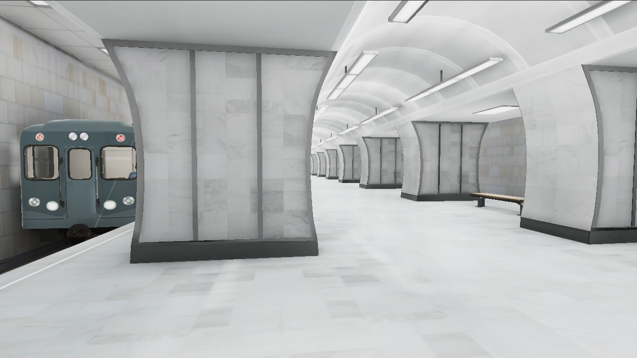 Subway Stations Bundle - 6 Scenes Low-poly 3D model_52