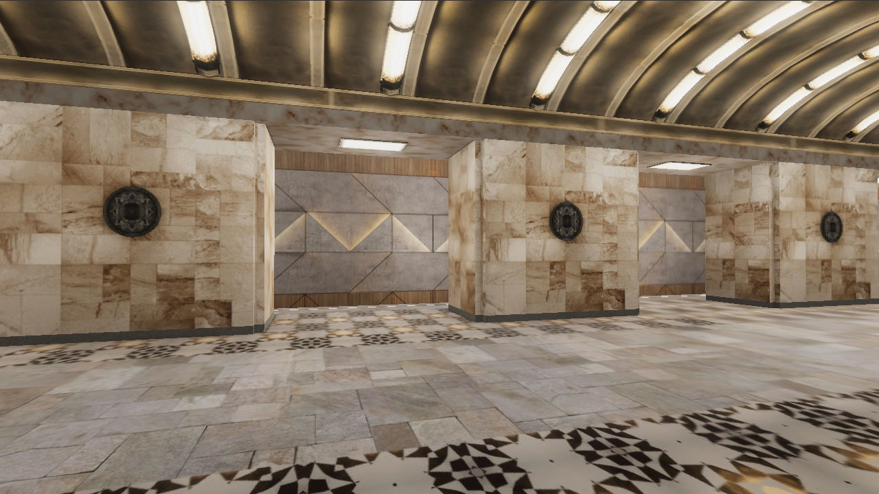 Subway Stations Bundle - 6 Scenes Low-poly 3D model_34