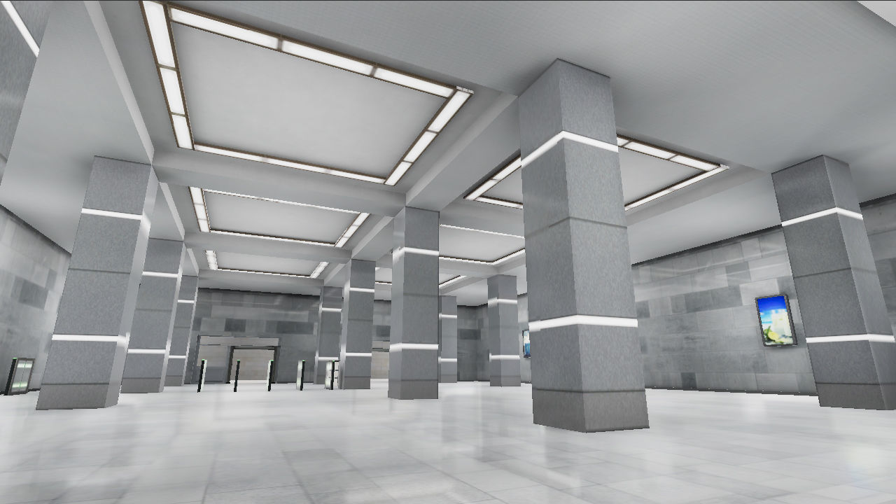 Subway Stations Bundle - 6 Scenes Low-poly 3D model_55