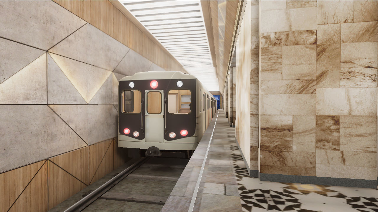 Subway Stations Bundle - 6 Scenes Low-poly 3D model_32