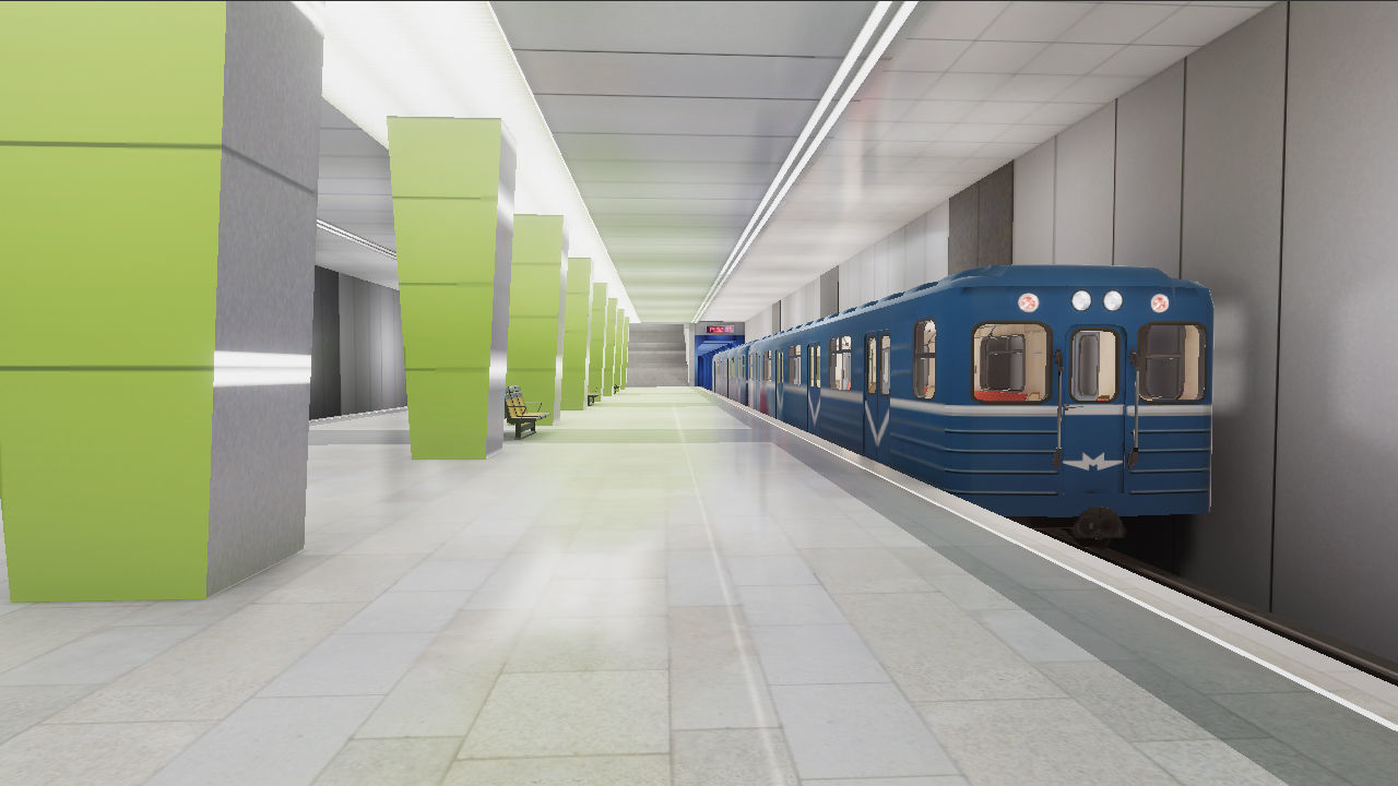 Subway Stations Bundle - 6 Scenes Low-poly 3D model_25