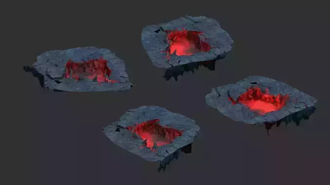 Magic territory - damaged surface