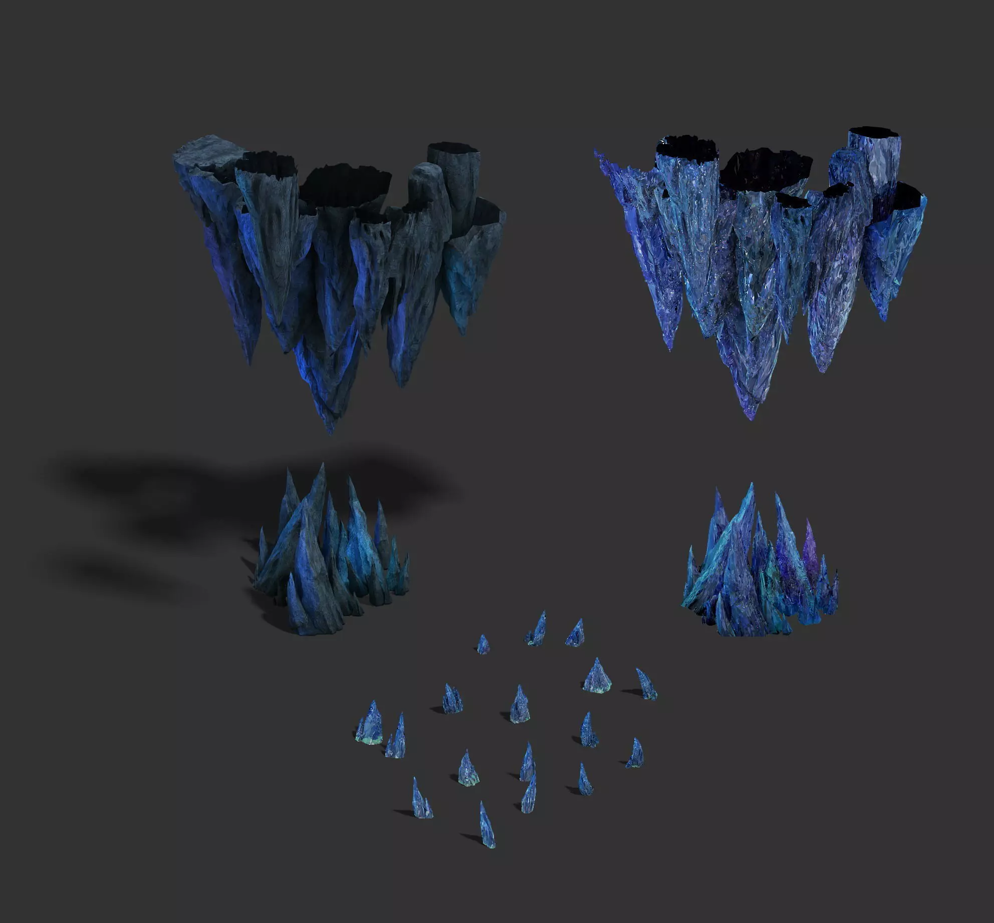 Magic territory - crystal 3D model_0
