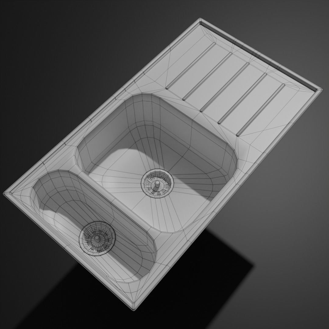 kitchen sink 3D model_2
