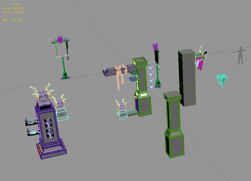 Magic territory - debris 3D model_2