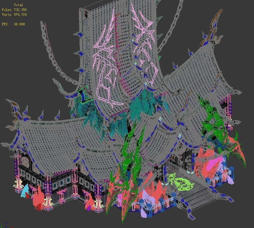 Magic territory - the main hall 3D model_2