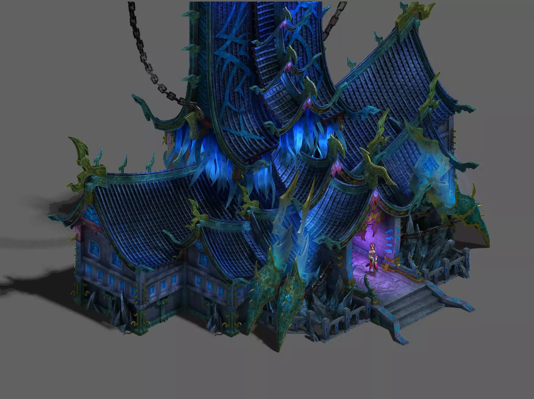 Magic territory - the main hall 3D model_0