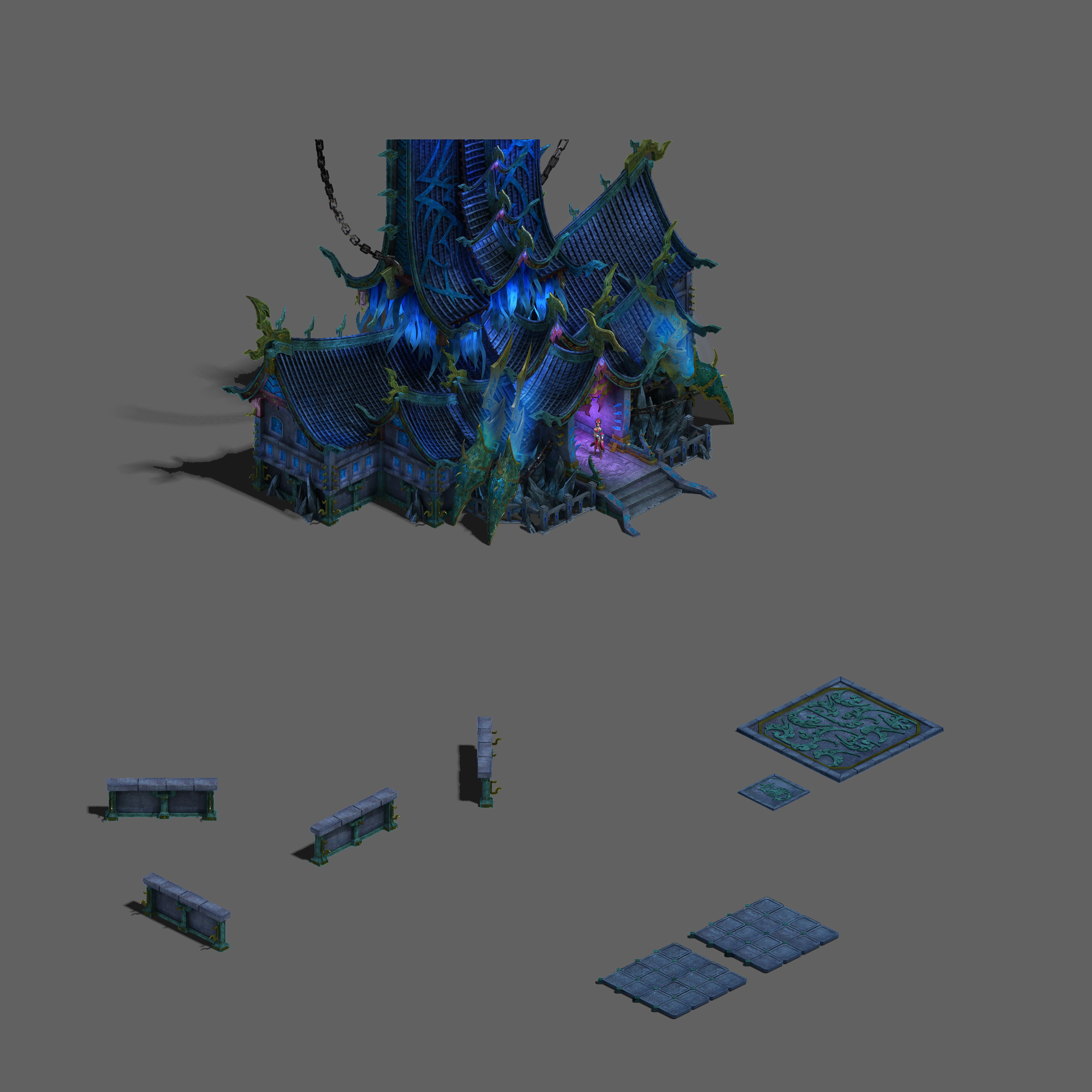 Magic territory - the main hall 3D model_3