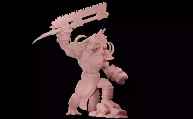 Cocodrile Warchief 3D print model