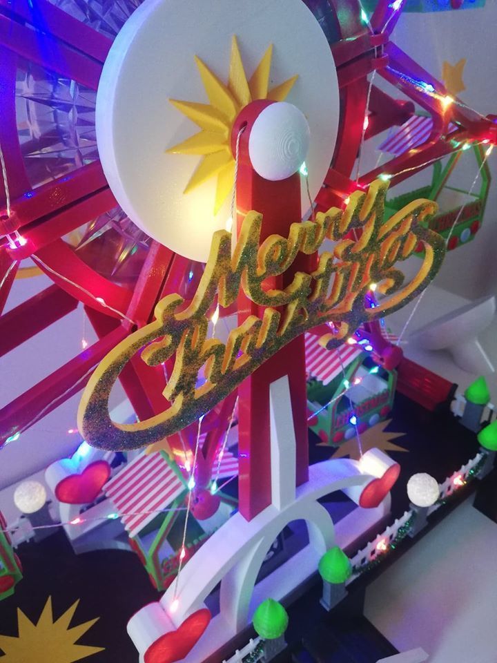Christmas Ferriswheel BIG 3D PRINT 3D print model_4