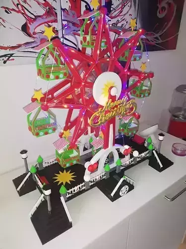 Christmas Ferriswheel BIG 3D PRINT 3D print model