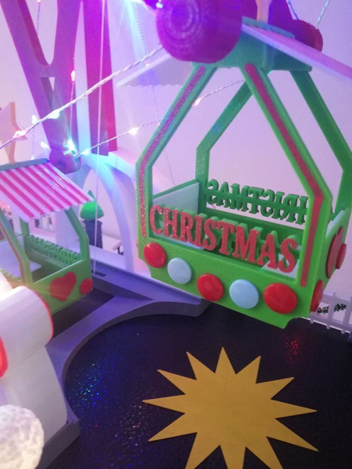 Christmas Ferriswheel BIG 3D PRINT 3D print model_6