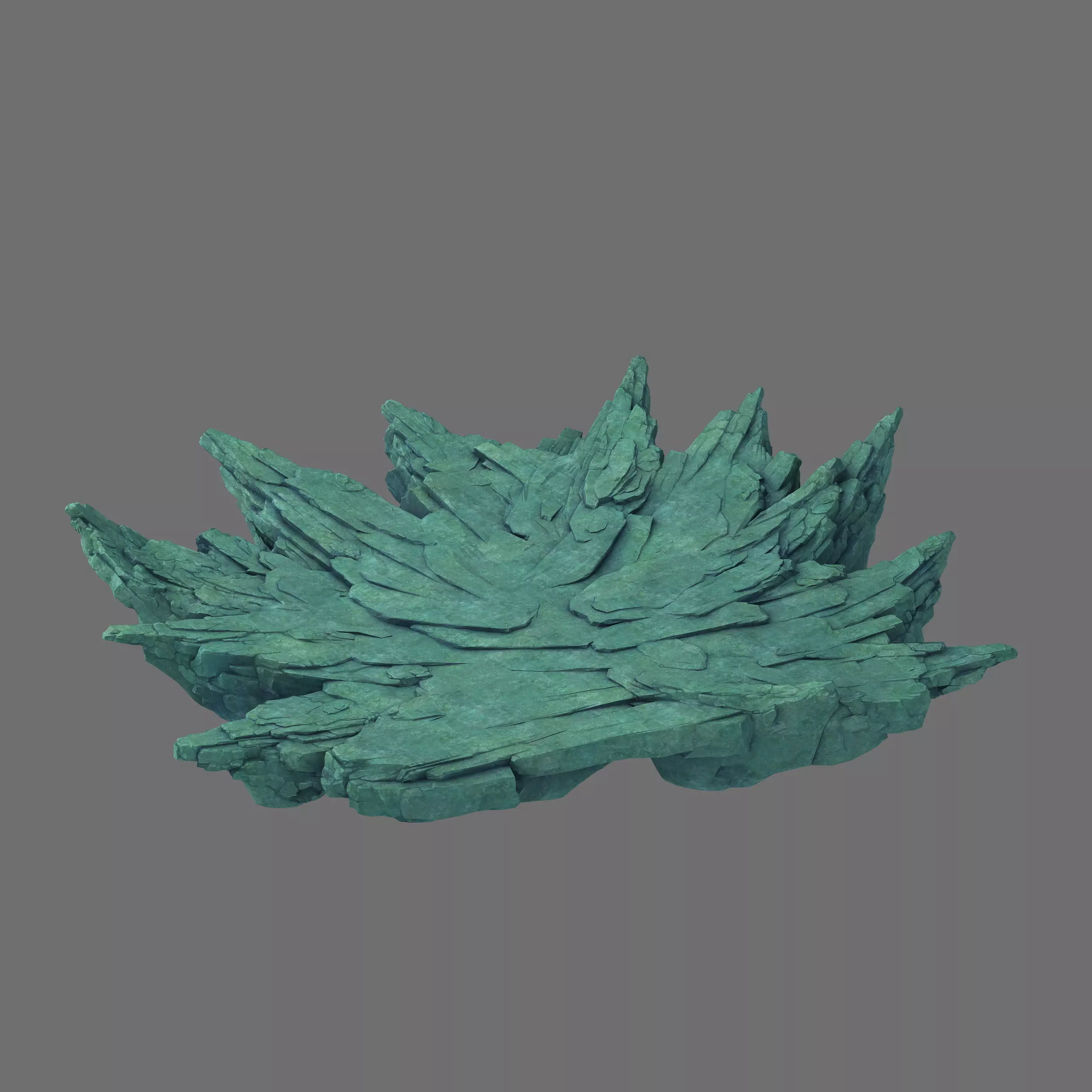 Broken crests - terrain stones 3D model