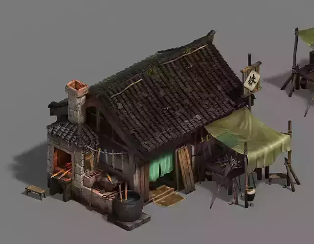 Ordinary town - blacksmith shop