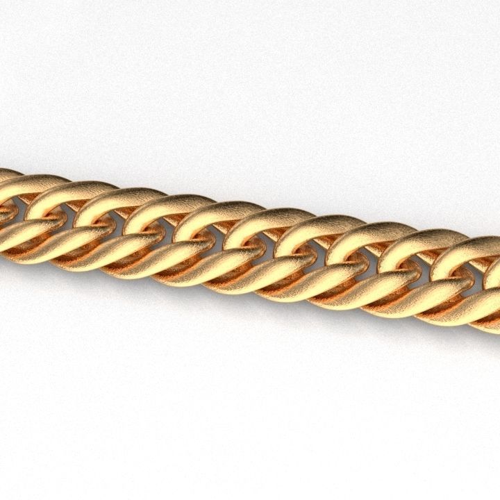 cuban chain necklace or bracelet new model 3D print model 2 3D print model_4