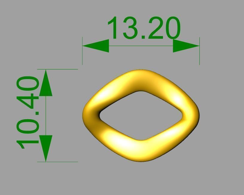 cuban chain necklace or bracelet new model 3D print model 2 3D print model_2