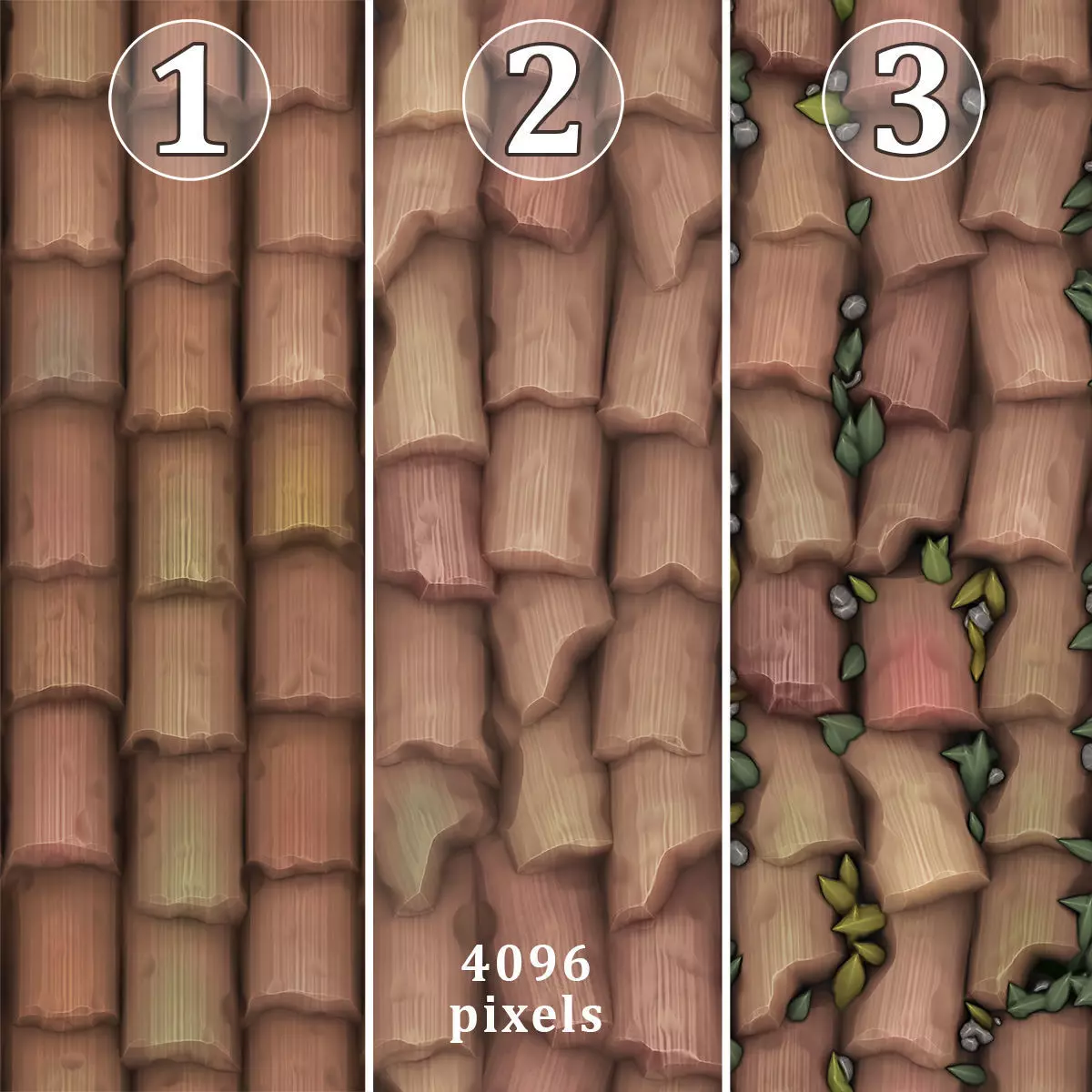 Roof Red Cartoon 3D model_0