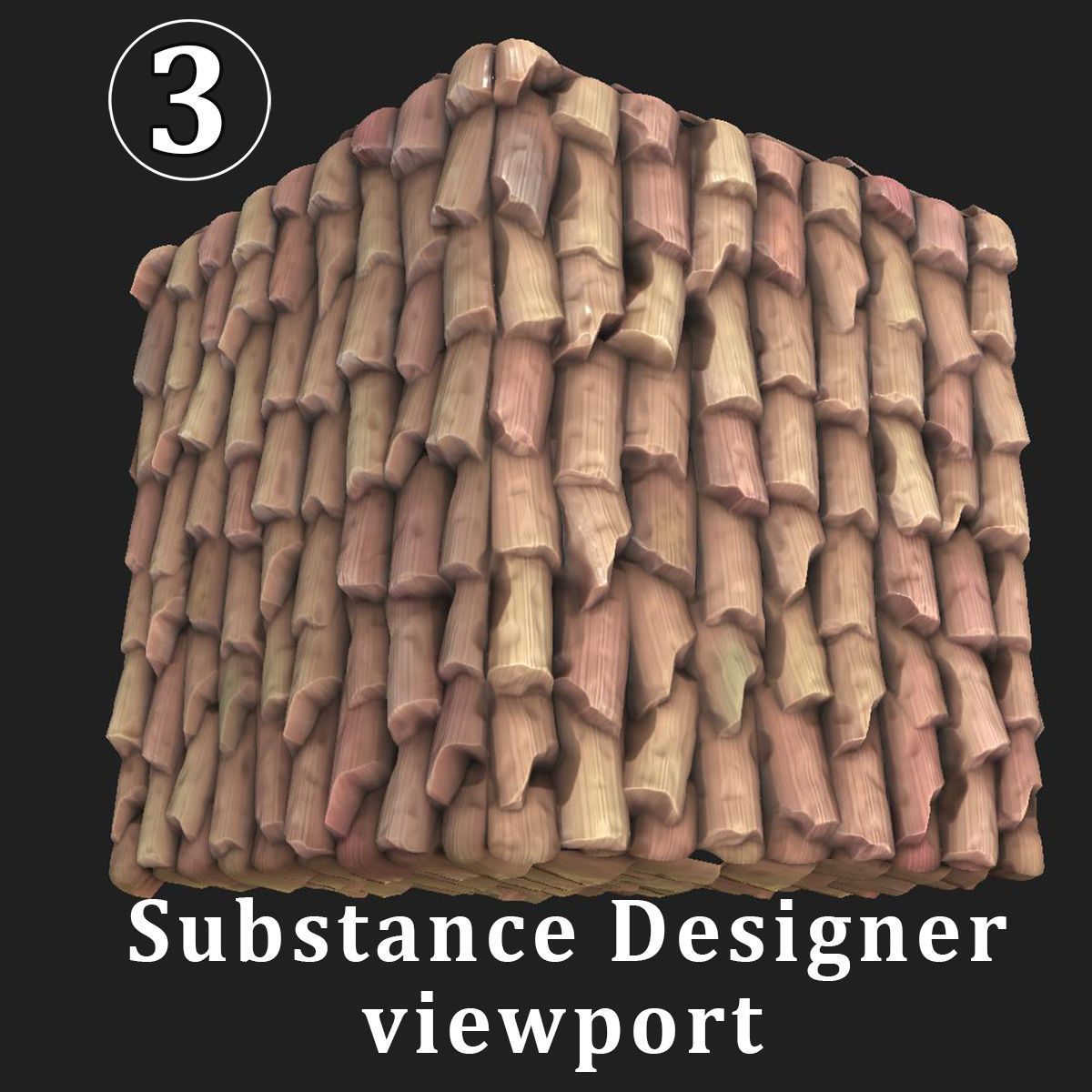 Roof Red Cartoon 3D model_5