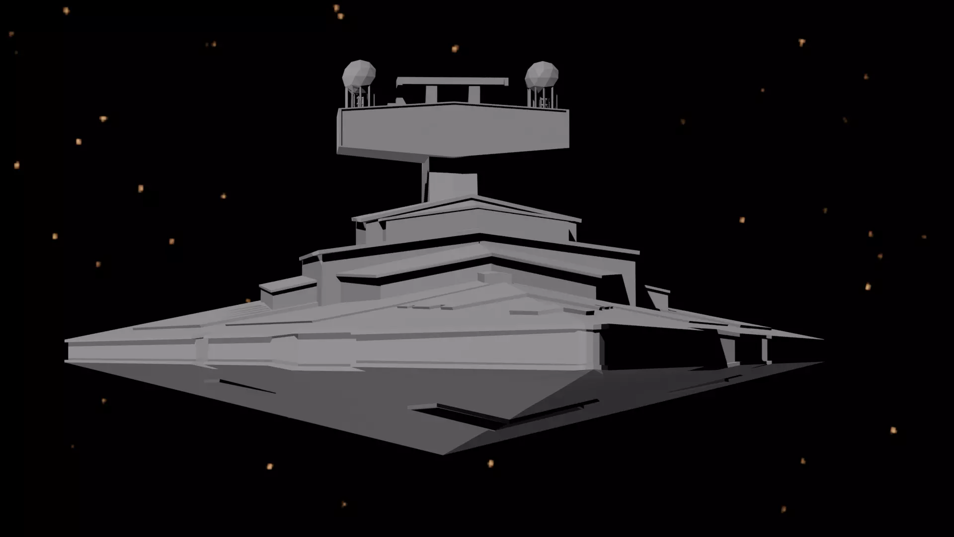 Star Wars - Star Destroyer 3D model_0