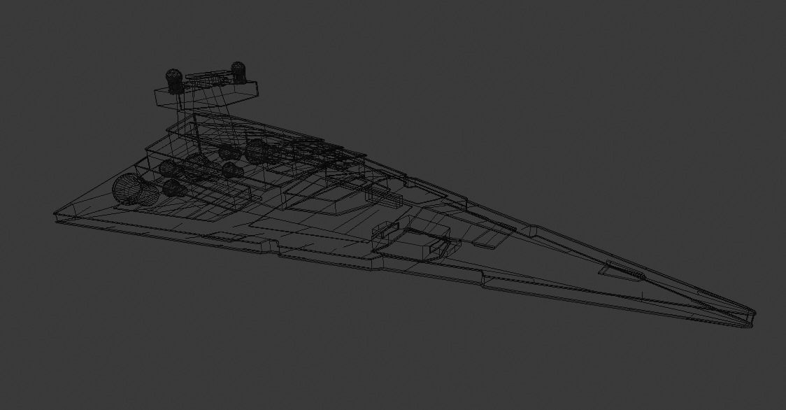 Star Wars - Star Destroyer 3D model_6