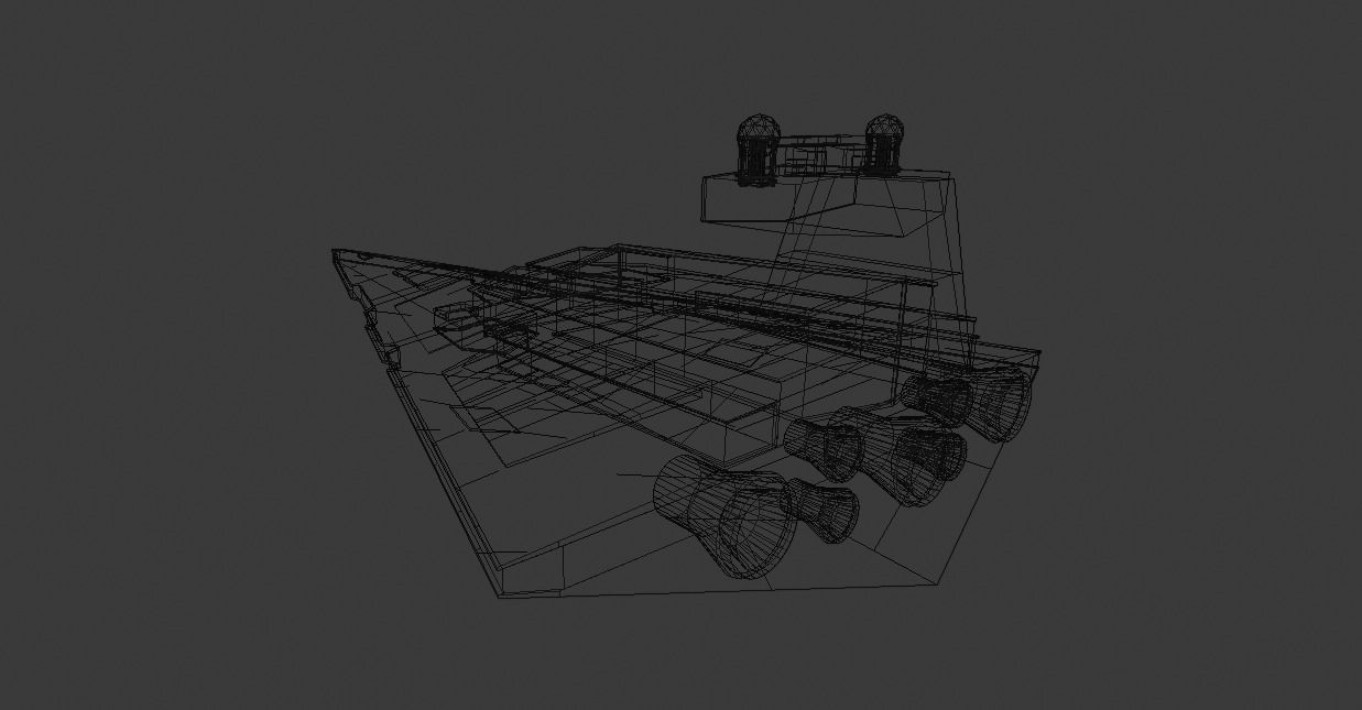 Star Wars - Star Destroyer 3D model_7