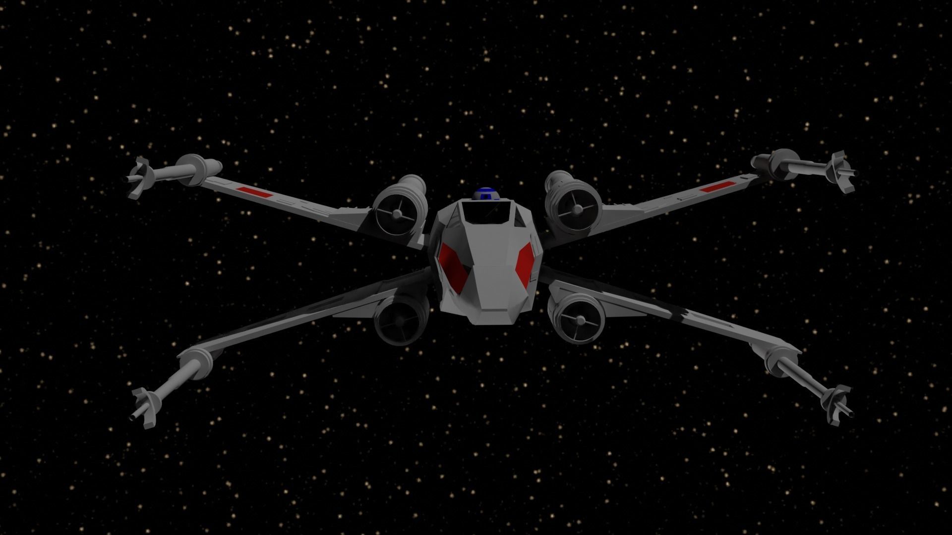 Star Wars - X Wing 3D model_1