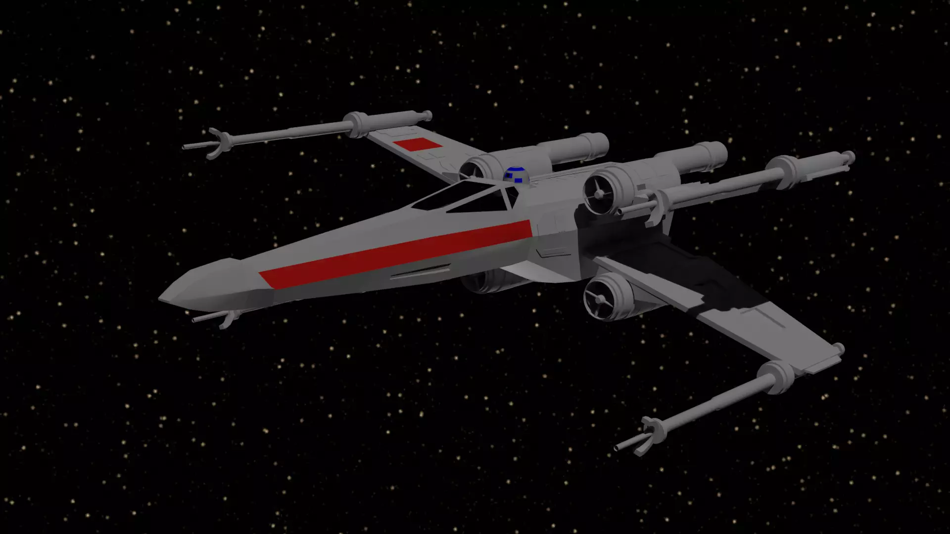 Star Wars - X Wing 3D model_0