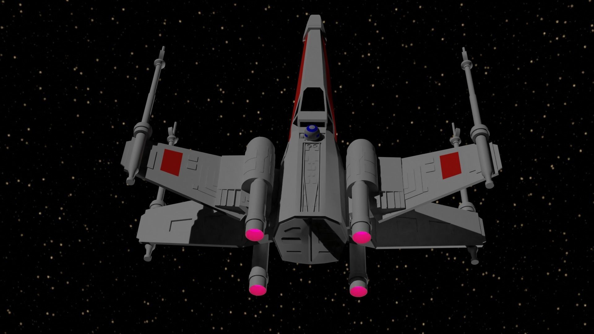 Star Wars - X Wing 3D model_5