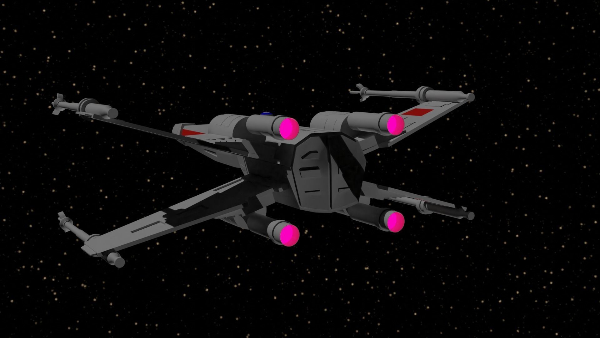Star Wars - X Wing 3D model_4