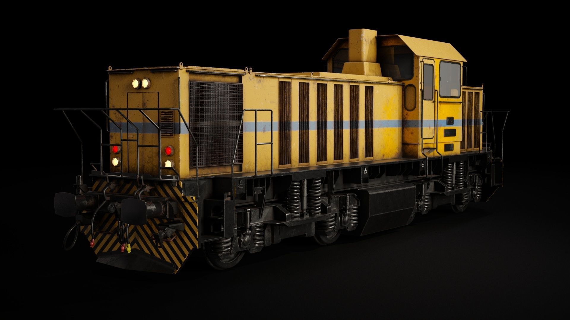DHS131 locomotive 3D model_3