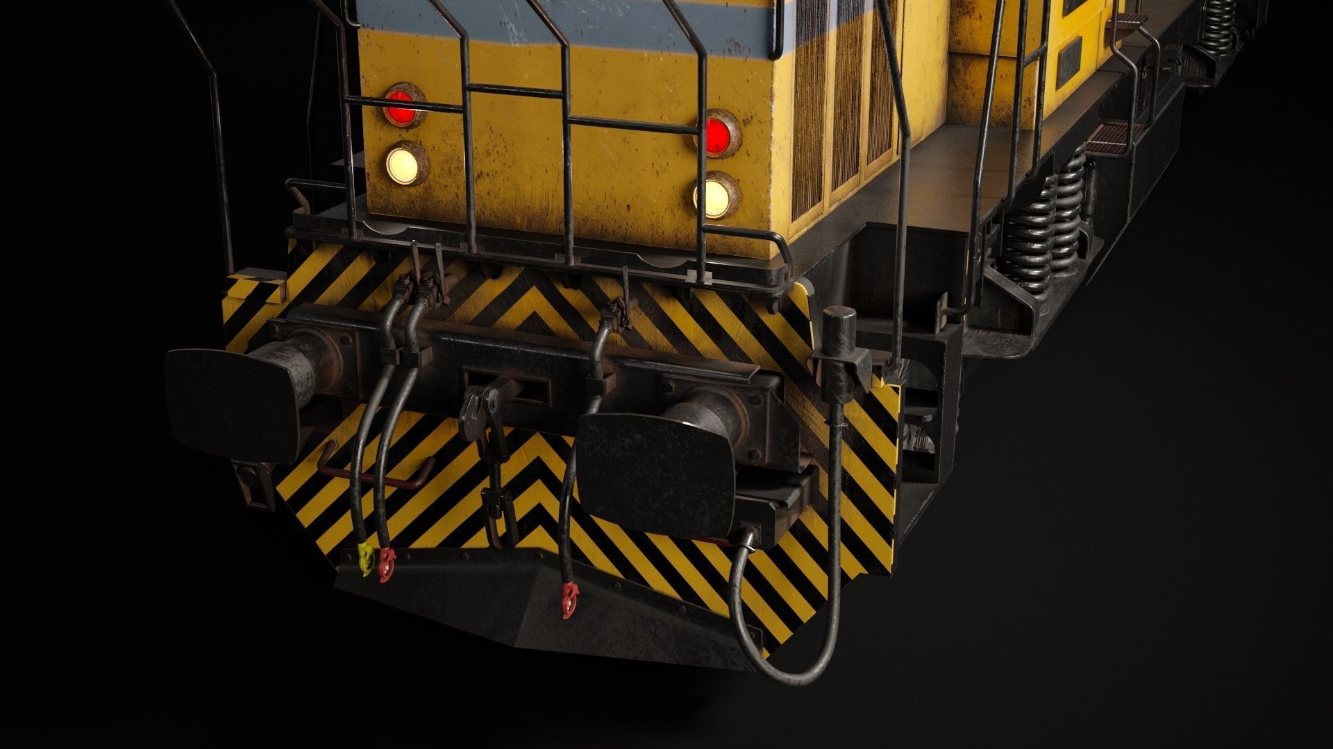 DHS131 locomotive 3D model_2