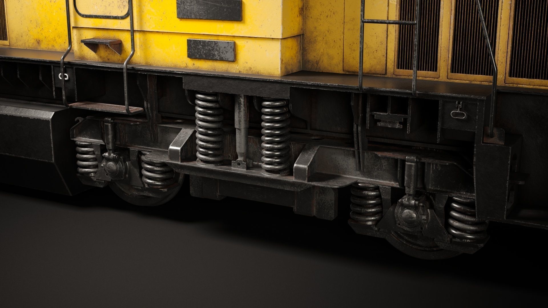 DHS131 locomotive 3D model_5