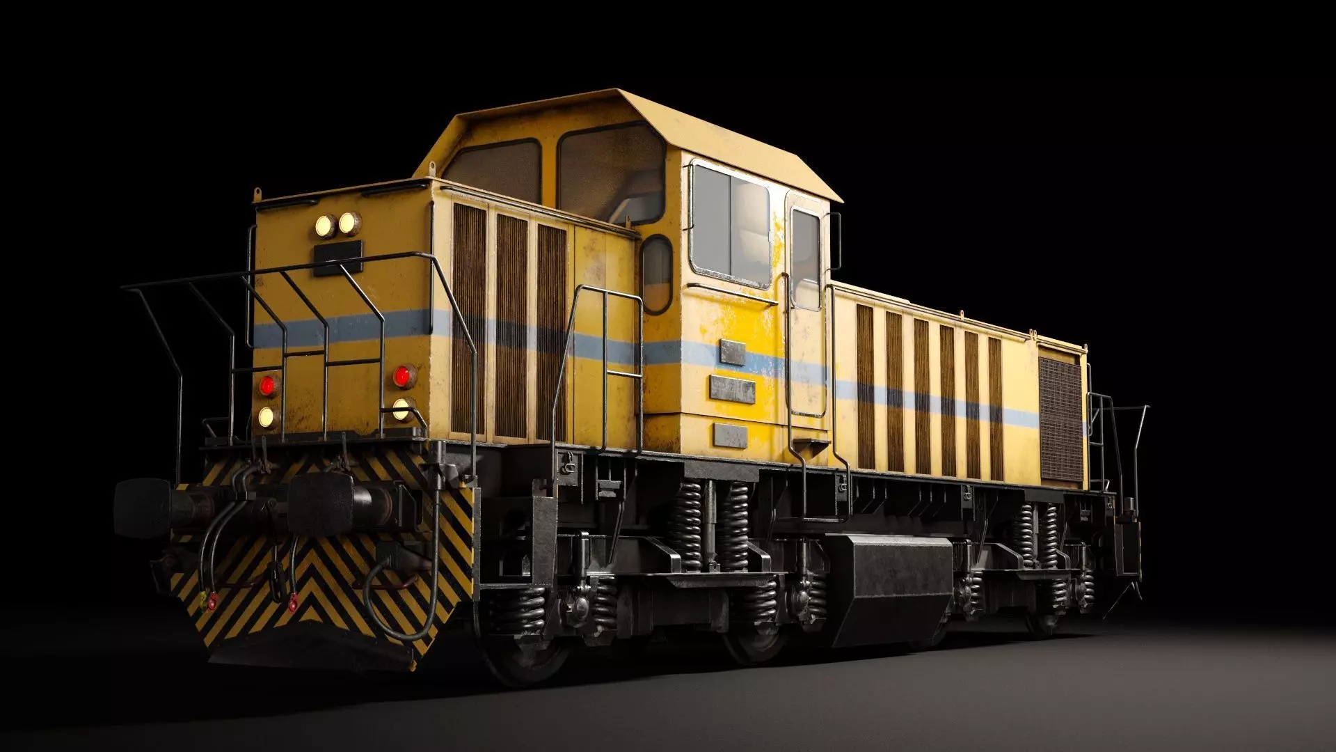 DHS131 locomotive 3D model_0