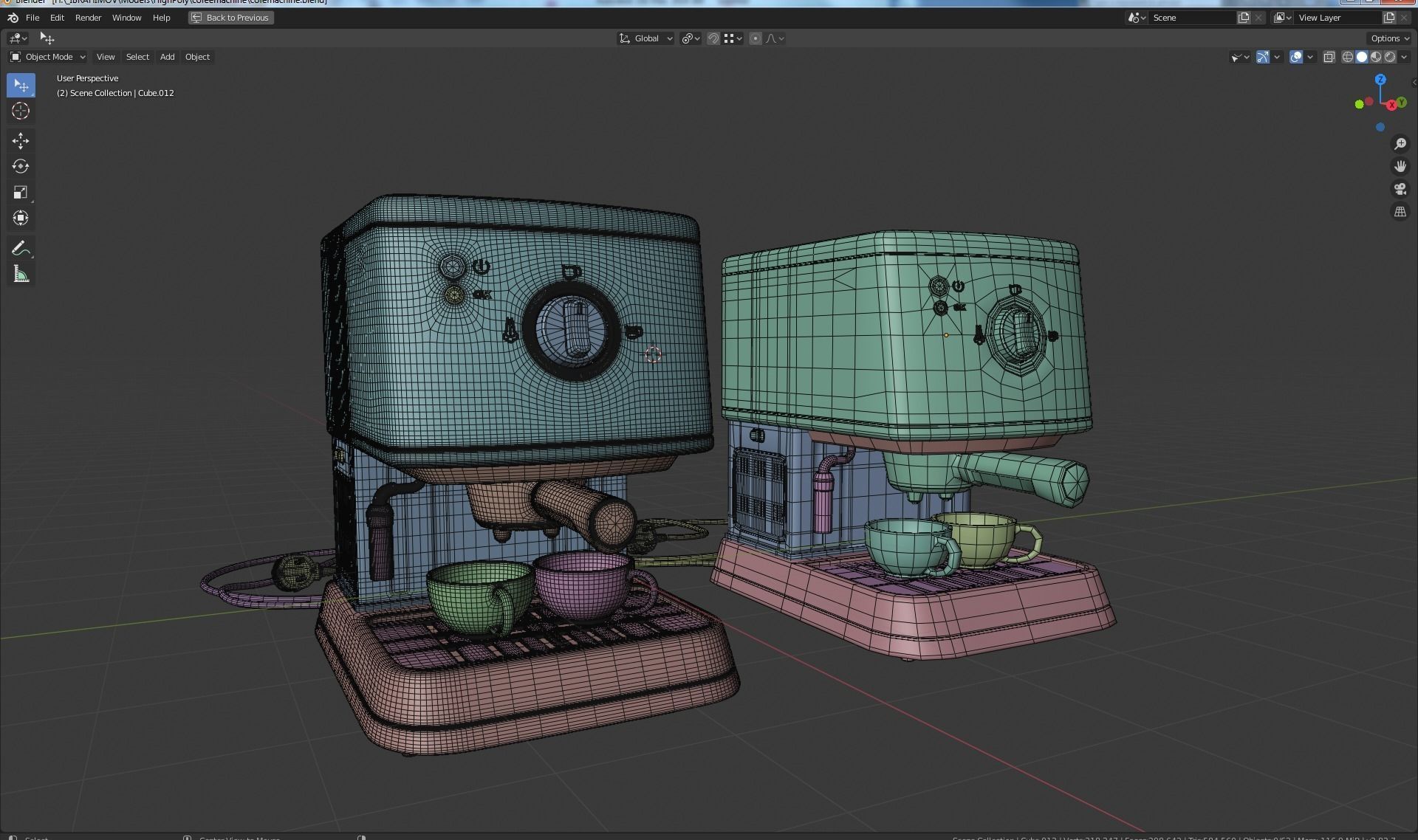 coffee machine 3D model_5